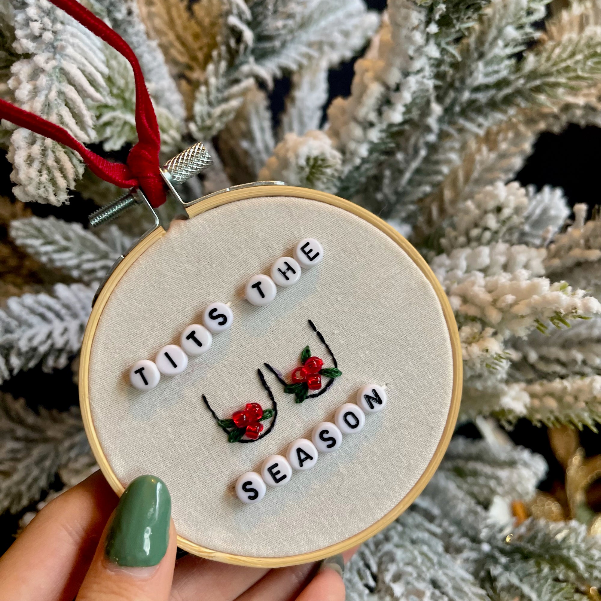 Embroidered Ornament