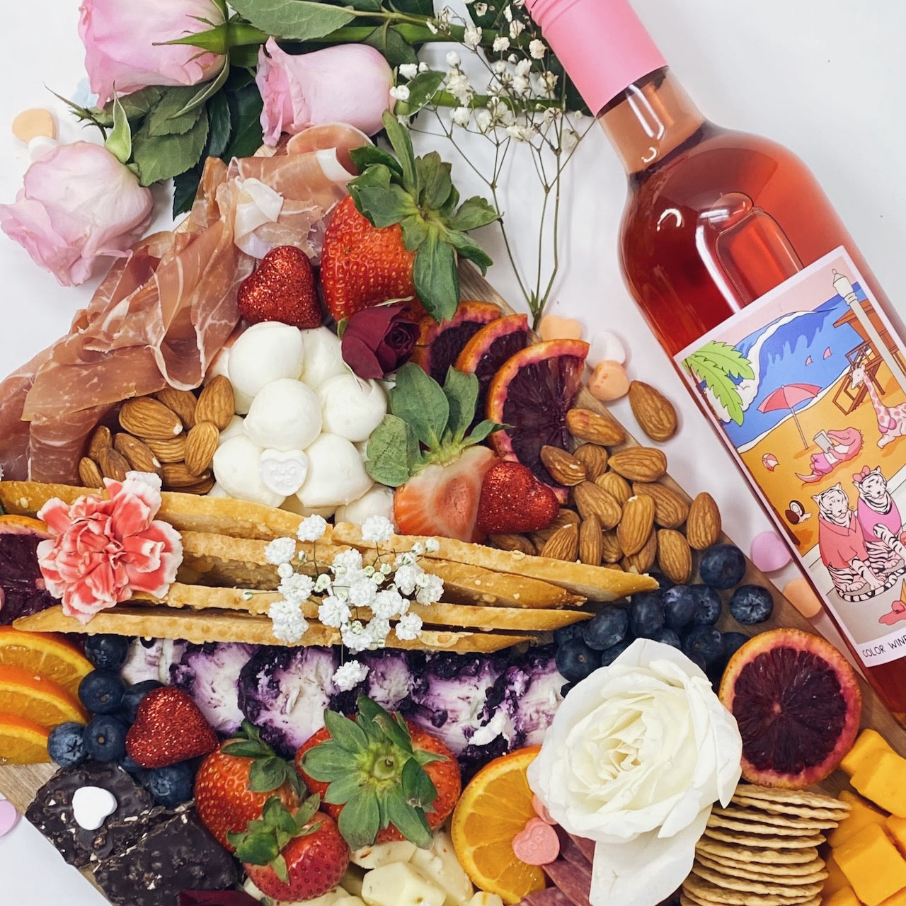 Charcuterie Board Styling: Valentine Edition